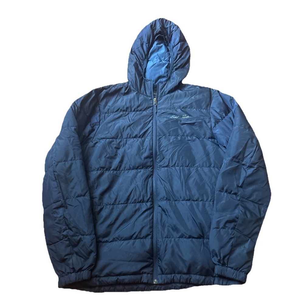 Men's Eddie Bauer EB650 Light Insulated Down Jacket. Size M. Dark Blue